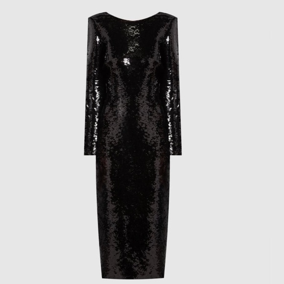 MaxMara Arlem Dress in Black Sequins - Picture 9 of 12